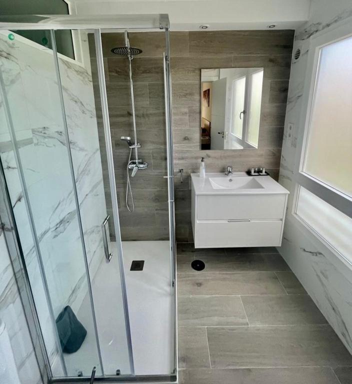 Koupelna v ubytování Apartamento Buenavista