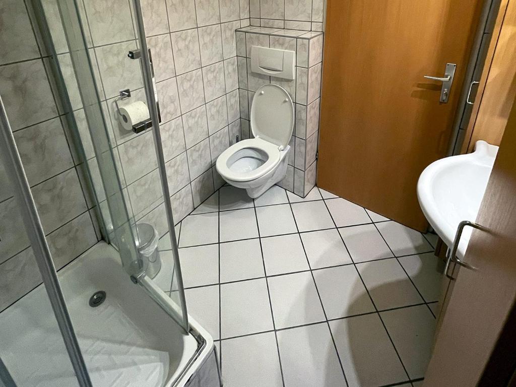Kúpeľňa v ubytovaní Metro Apartments Vienna