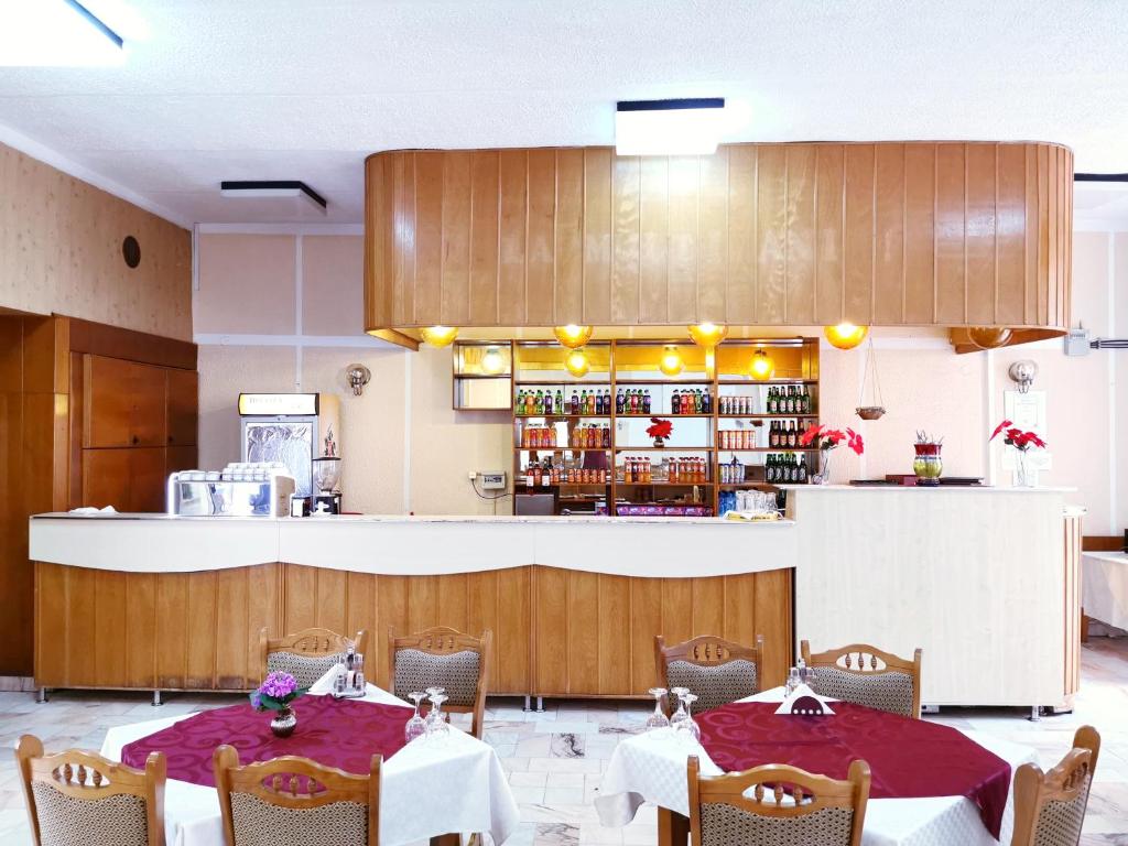 Lounge nebo bar v ubytování Hotel Muncel Băile Felix