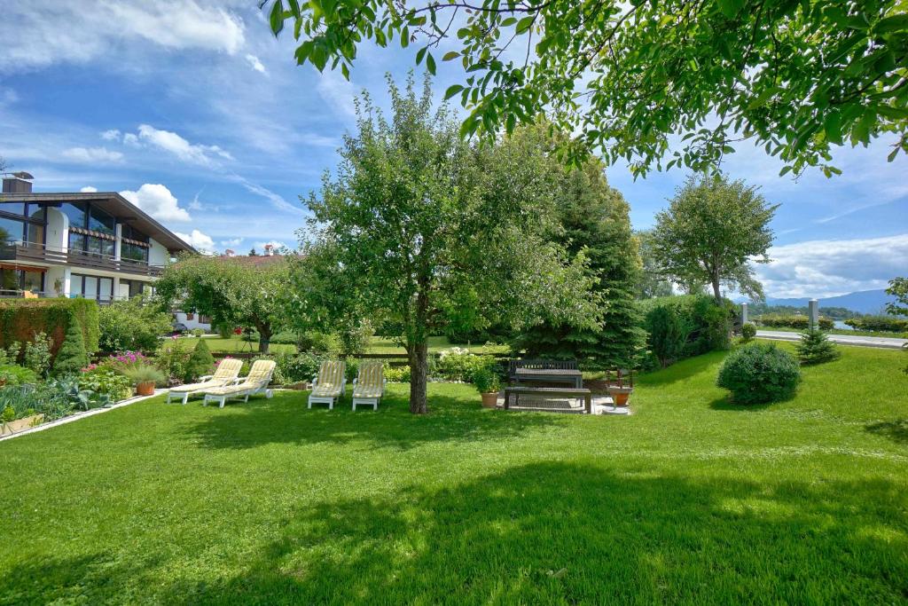 Zahrada ubytování Pension Seeblick