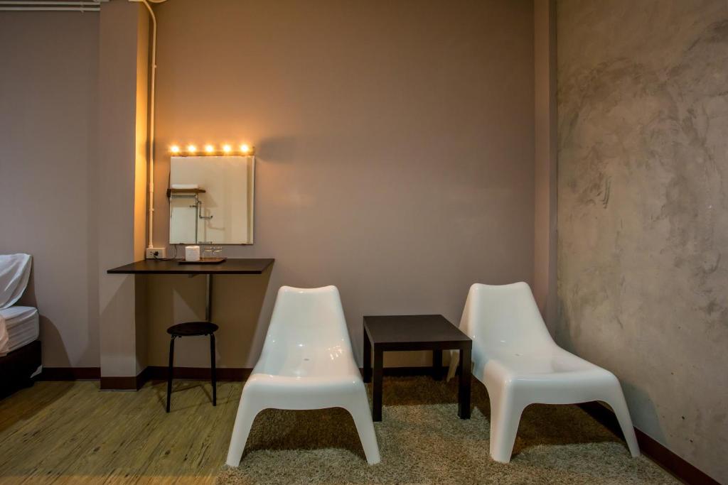 Posezení v ubytování First Residence
