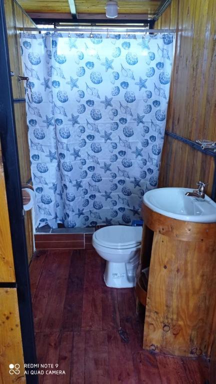 Koupelna v ubytování Glamping en villa