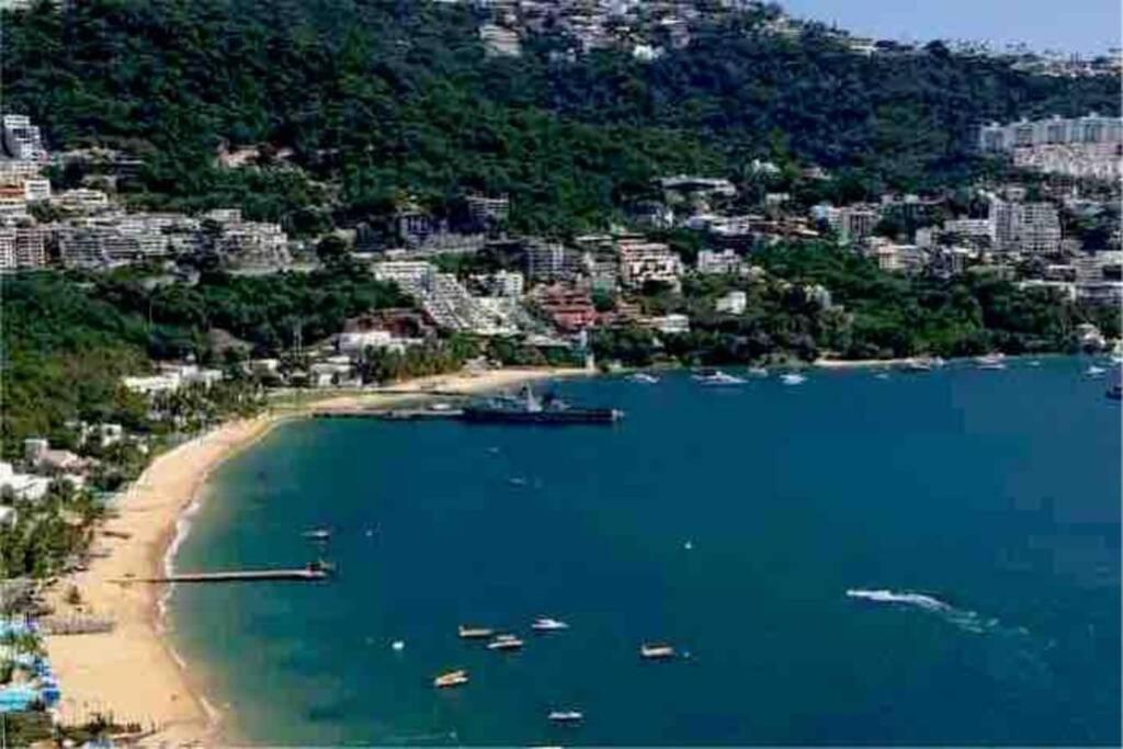 วิว Acapulco María Bonita - Alberca Abierta - A Pie de Playa จากมุมสูง