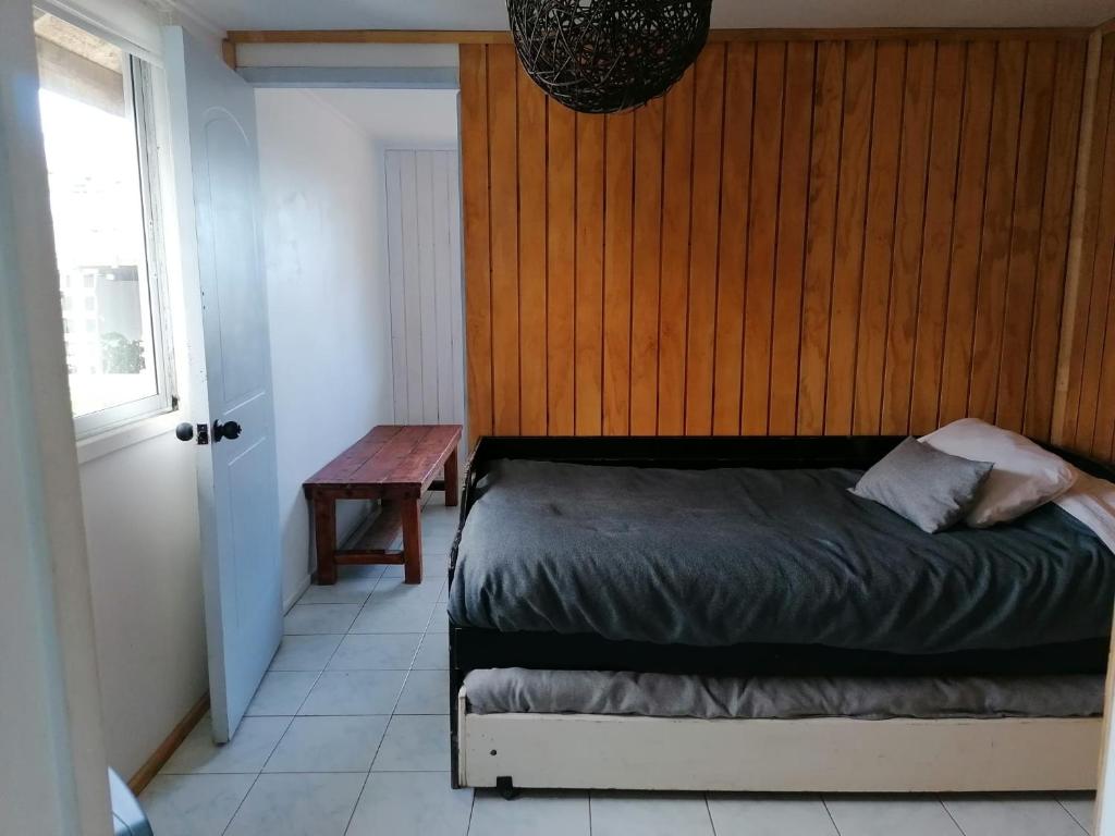 Letto o letti in una camera di Sudeste Hostel