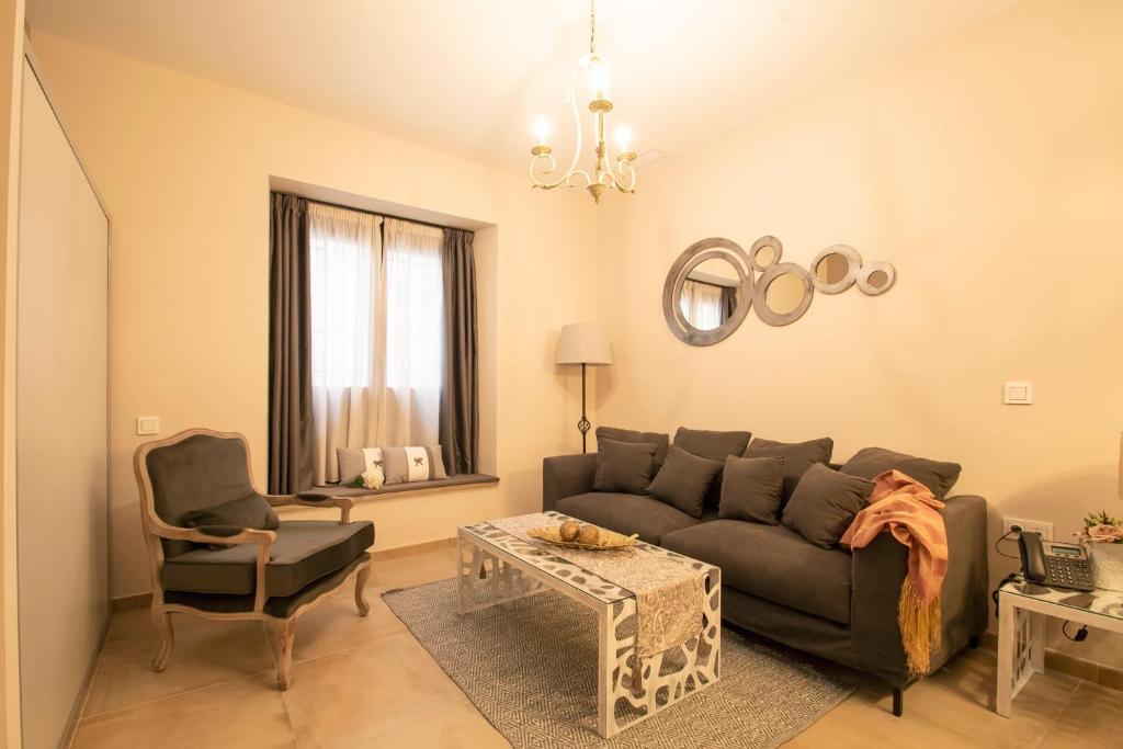 Posezení v ubytování Palacete 1620, Premium Suites, Only adults