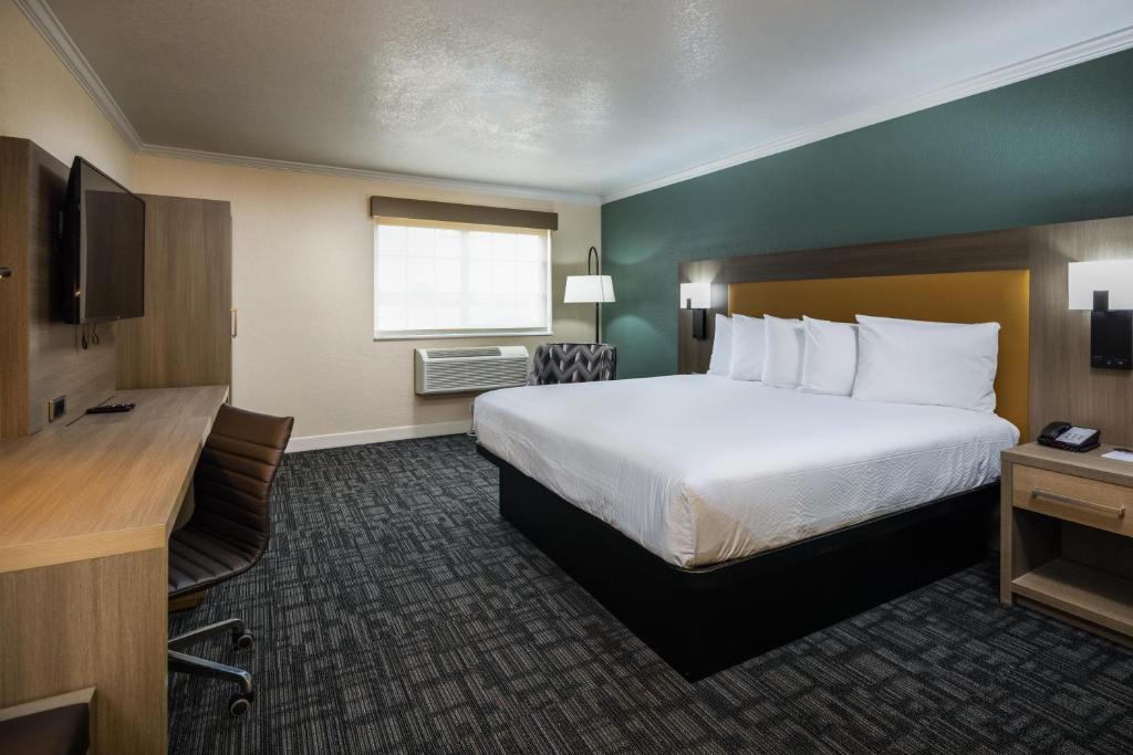 Comfort Inn Hayward - Oakland South - Kamer Met Kingsize Bed - Rookvrij/Binnengang