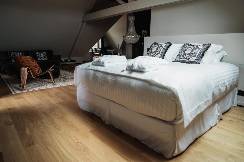 Postel nebo postele na pokoji v ubytování Maison Durieux