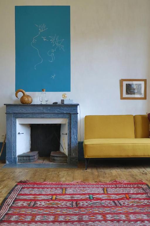 Posezení v ubytování Maison CHA-RI-VA-RI