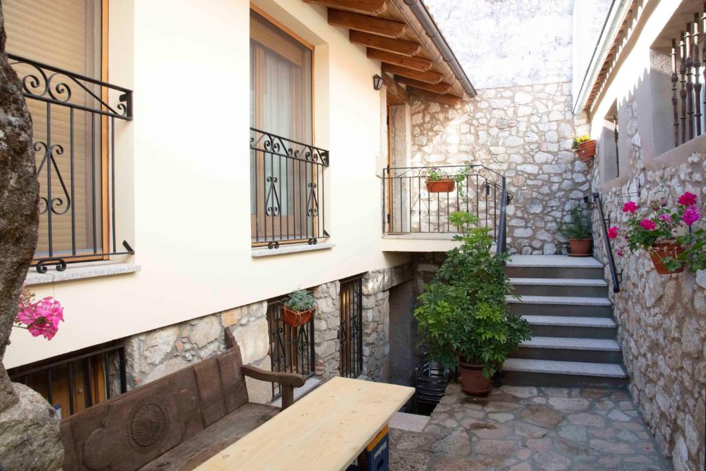 A balcony or terrace at El Capricho