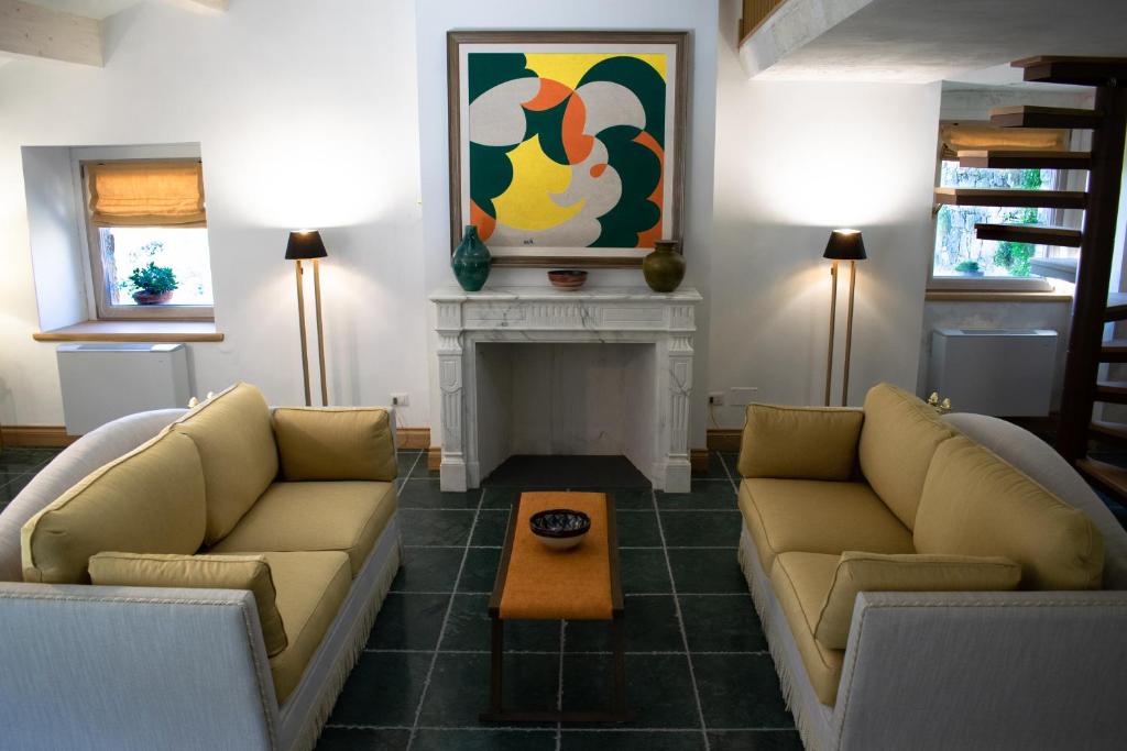 Posezení v ubytování RESIDENZA BALIOS