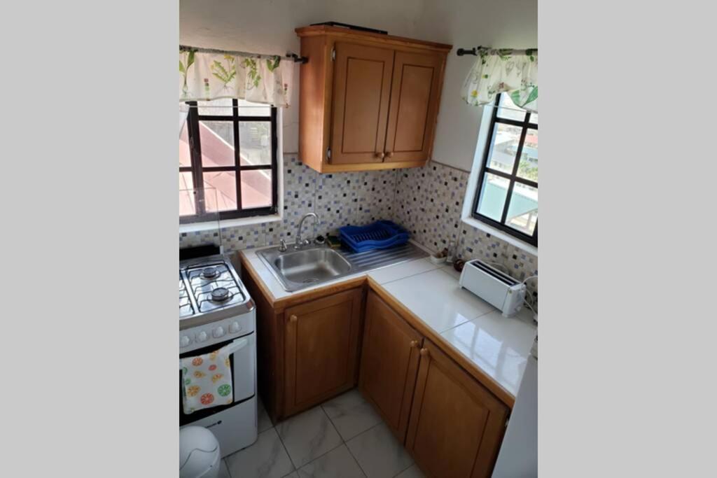 Kuchyň nebo kuchyňský kout v ubytování Bay View Studio Apartment 3C - Canouan Island