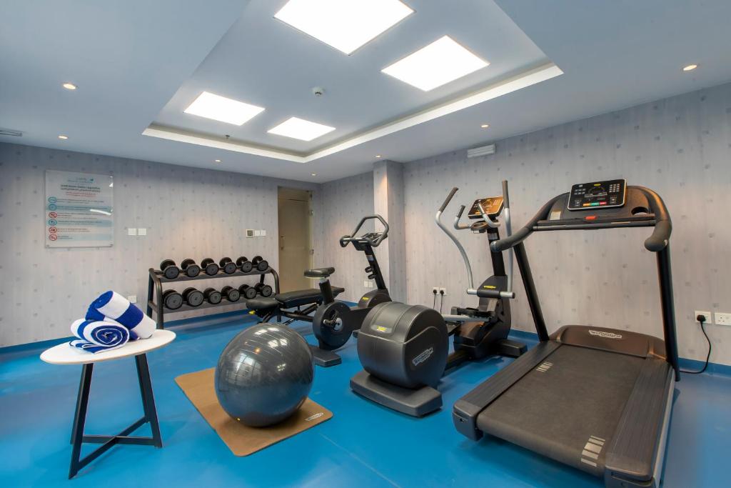 Fitness centrum a/nebo fitness zařízení v ubytování Beata Garden