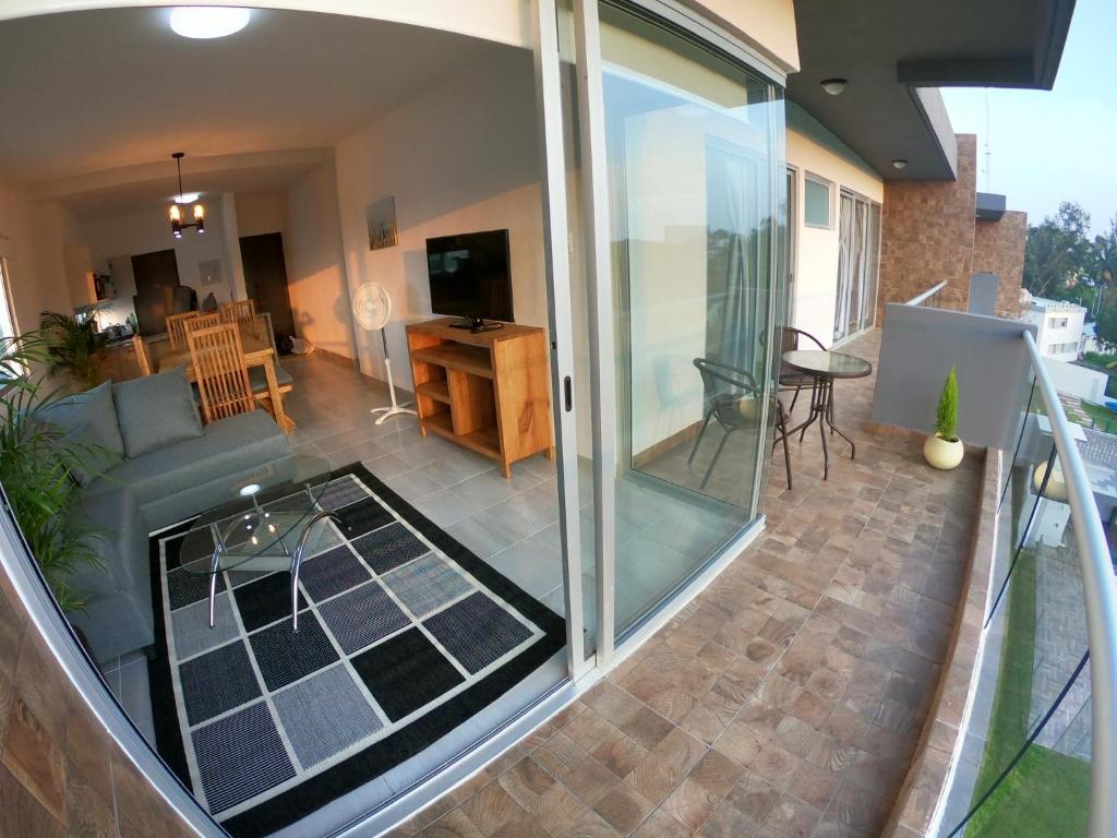 TV a/nebo společenská místnost v ubytování Boca PentHouses - Tampiquera