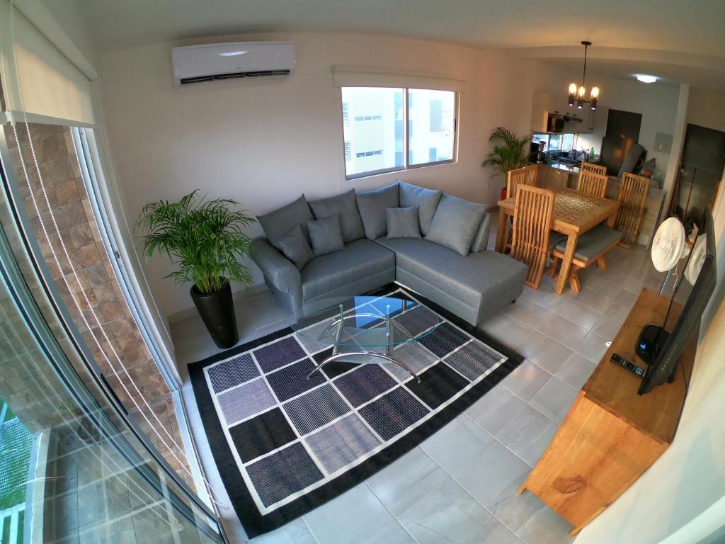 Posezení v ubytování Boca PentHouses - Tampiquera