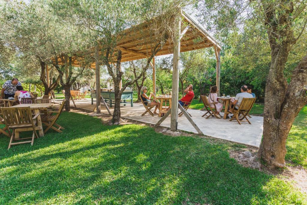Zahrada ubytování Bio Agriturismo Salos