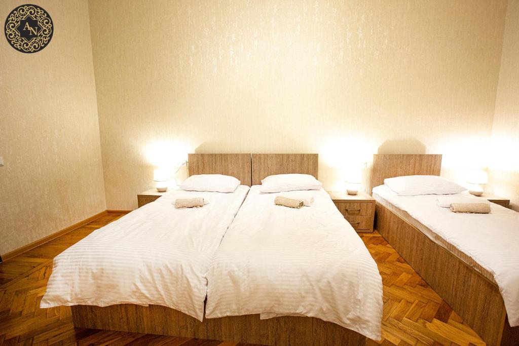 Postel nebo postele na pokoji v ubytování Guest House Anina