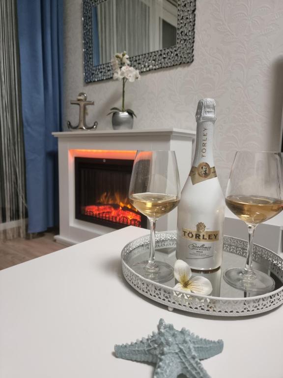 Nápoje v ubytovaní Best Silver Apartman