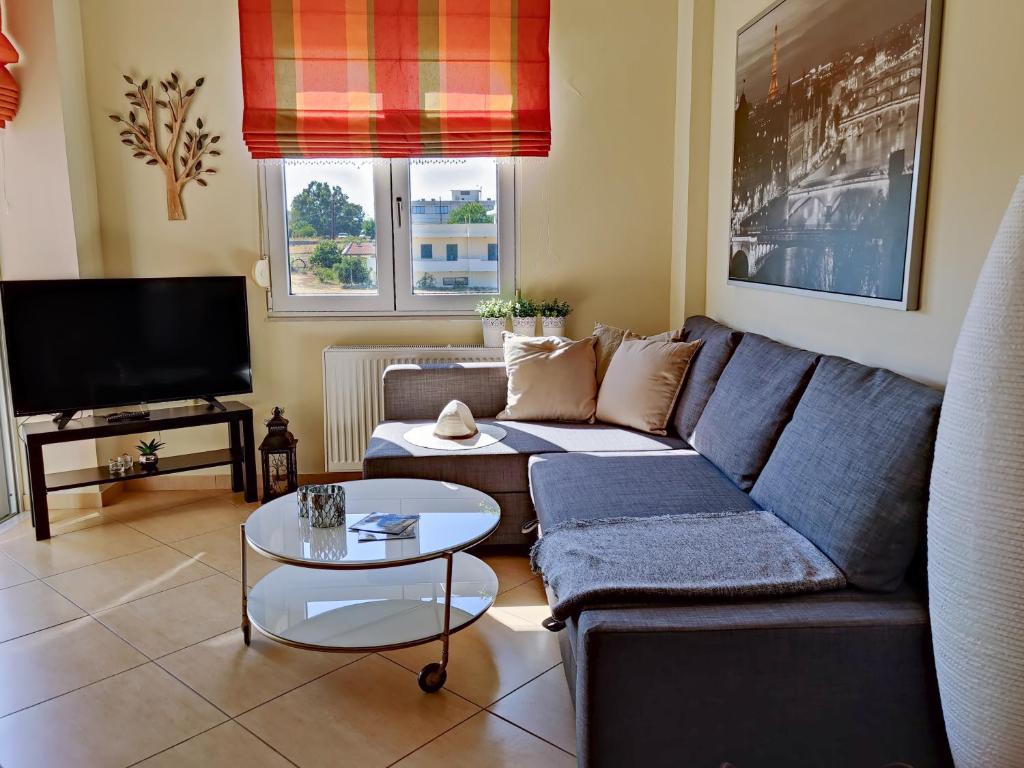 Posezení v ubytování Comfy Apartment