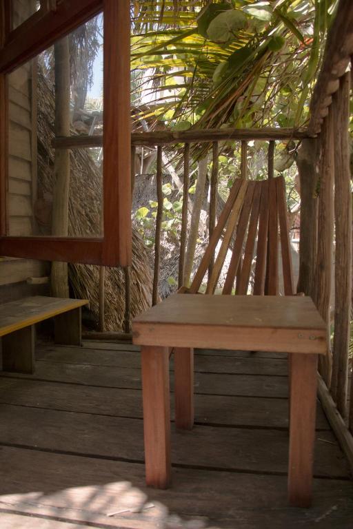 Balkón nebo terasa v ubytování Chavez Eco Beach Camping and Cabañas