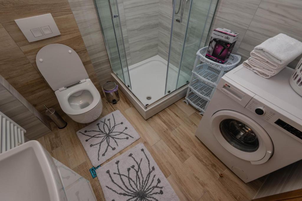 Koupelna v ubytování Elite One Premium Apartment