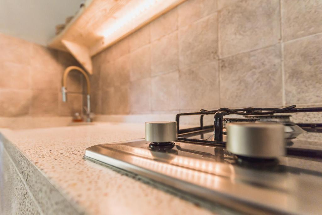 Kuchyň nebo kuchyňský kout v ubytování Bio Agriturismo Salos