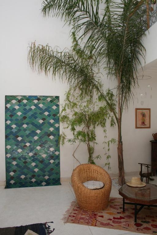 Posezení v ubytování Riad AL RIAD