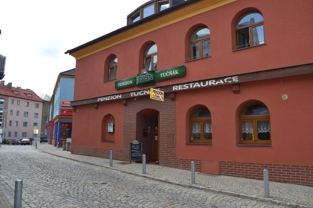 Budova, kde se penzion nachází