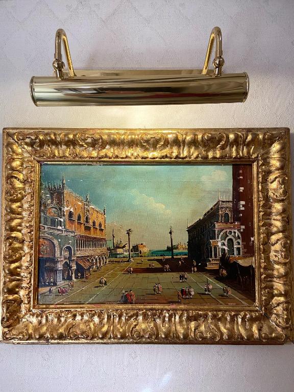 a picture of a painting of a city at Ca' Del Nobile in Venice