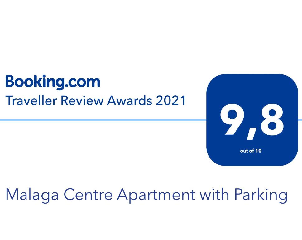 Certyfikat, podpis lub inny dokument wystawiony w obiekcie Malaga Centre Apartment with Parking