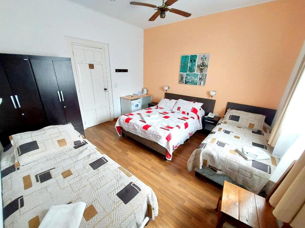 Postel nebo postele na pokoji v ubytování Hotel Mesón Do Vento