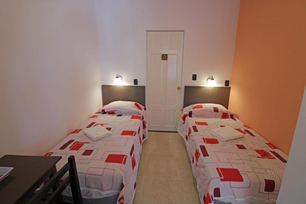 Postel nebo postele na pokoji v ubytování Hotel Mesón Do Vento