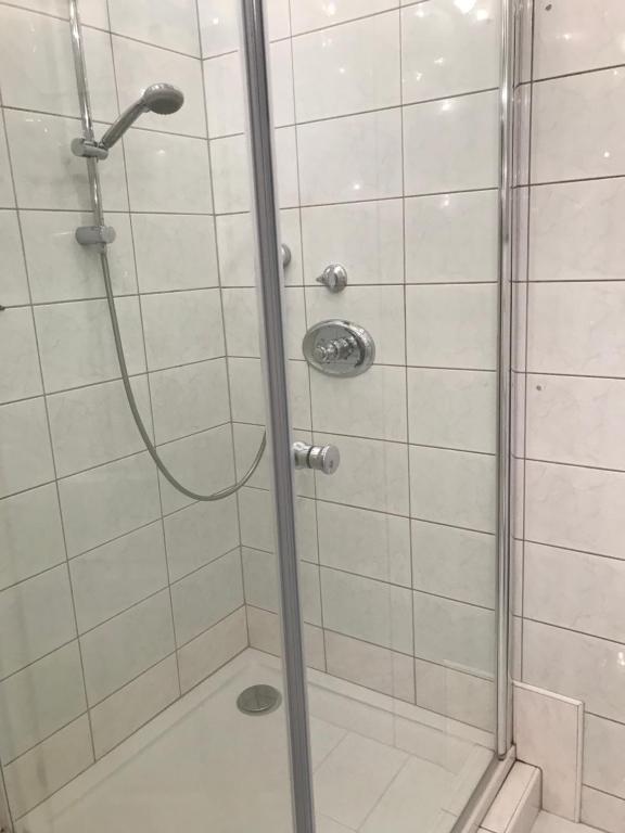 Kúpeľňa v ubytovaní Vermieterei