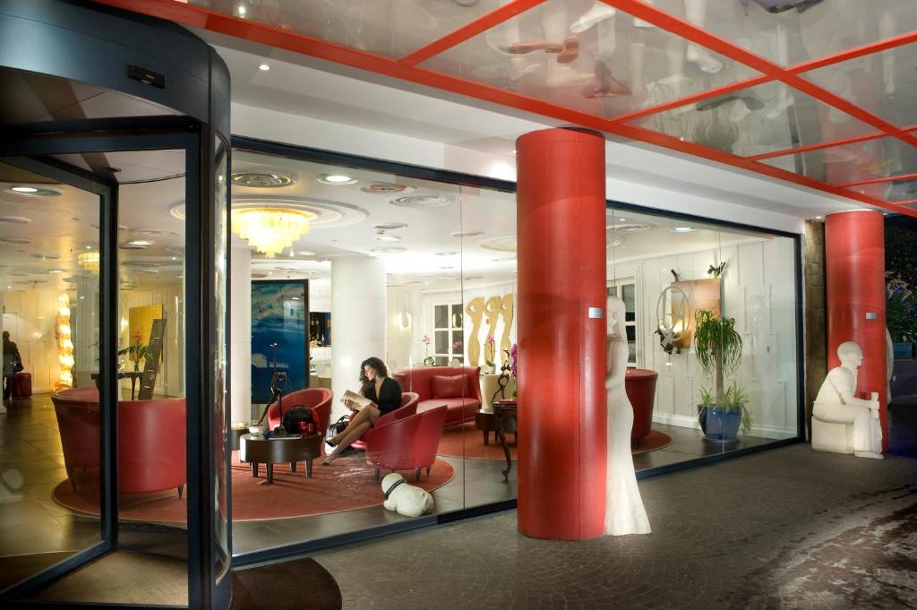 Posezení v ubytování Hotel Abitart
