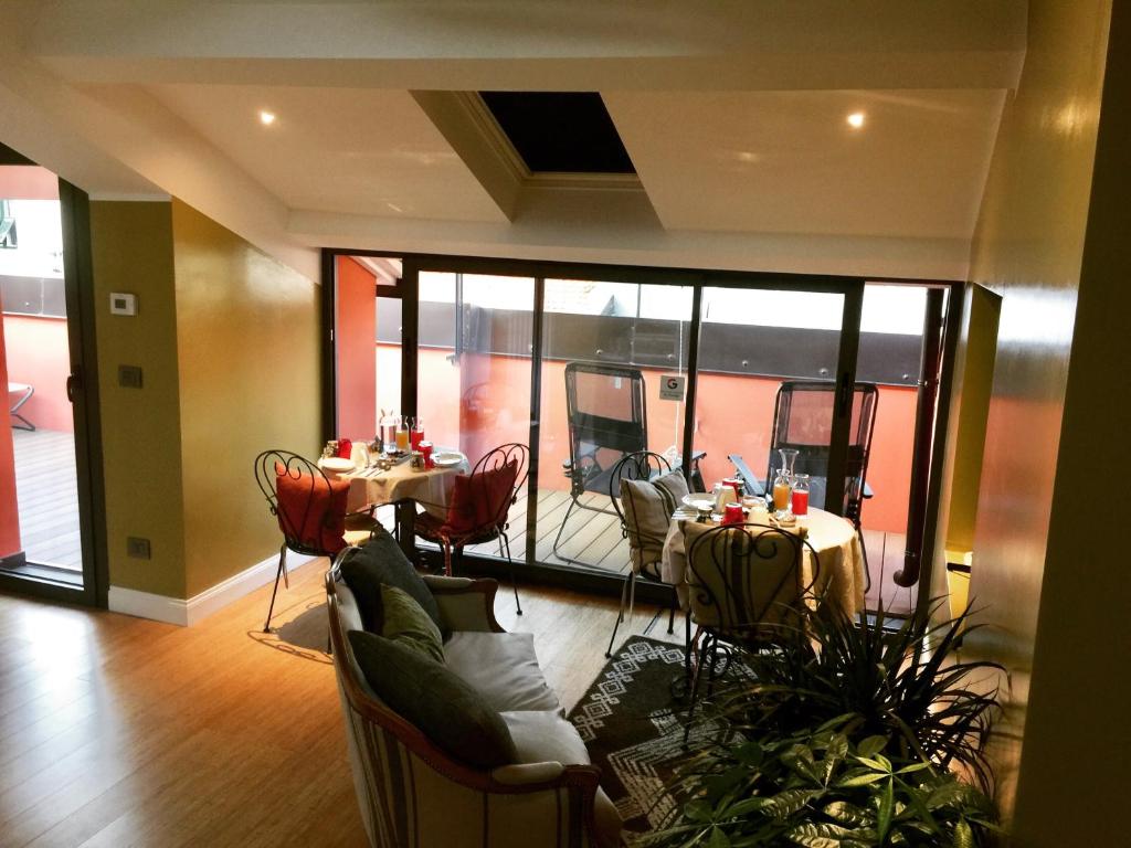 Posezení v ubytování B&B Via Roma 41