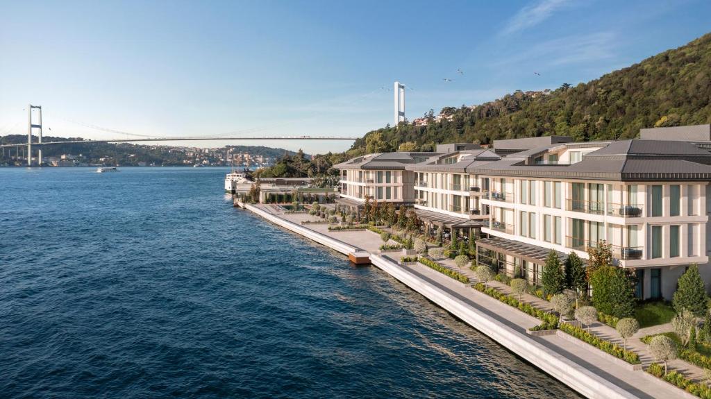 a rendering of a building next to a body of water at Mandarin Oriental Bosphorus, Istanbul in Istanbul