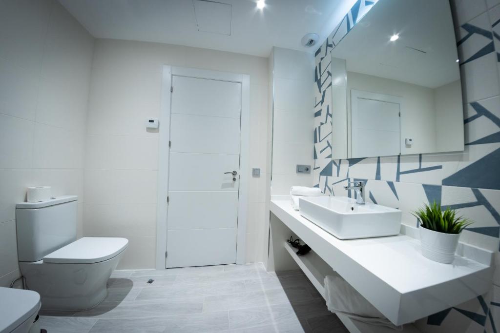 Kúpeľňa v ubytovaní Apartamentos Palacio de Yolanda