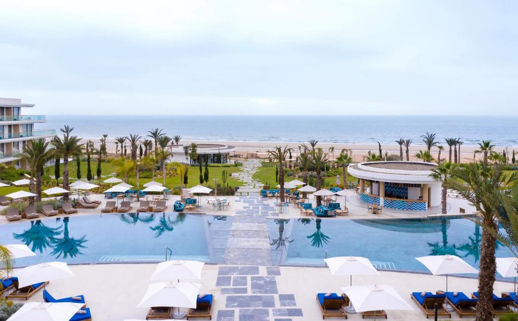 A view of the pool at Hyatt Regency Taghazout or nearby