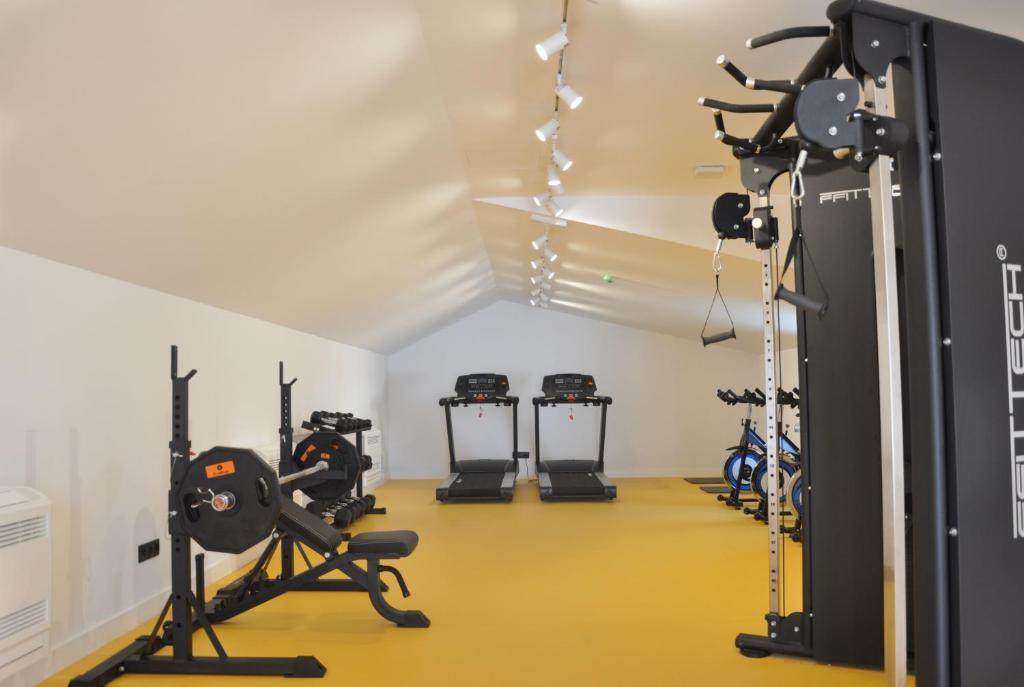 Posilňovňa alebo fitness centrum v ubytovaní Residencia Universitaria Resa Málaga Centro