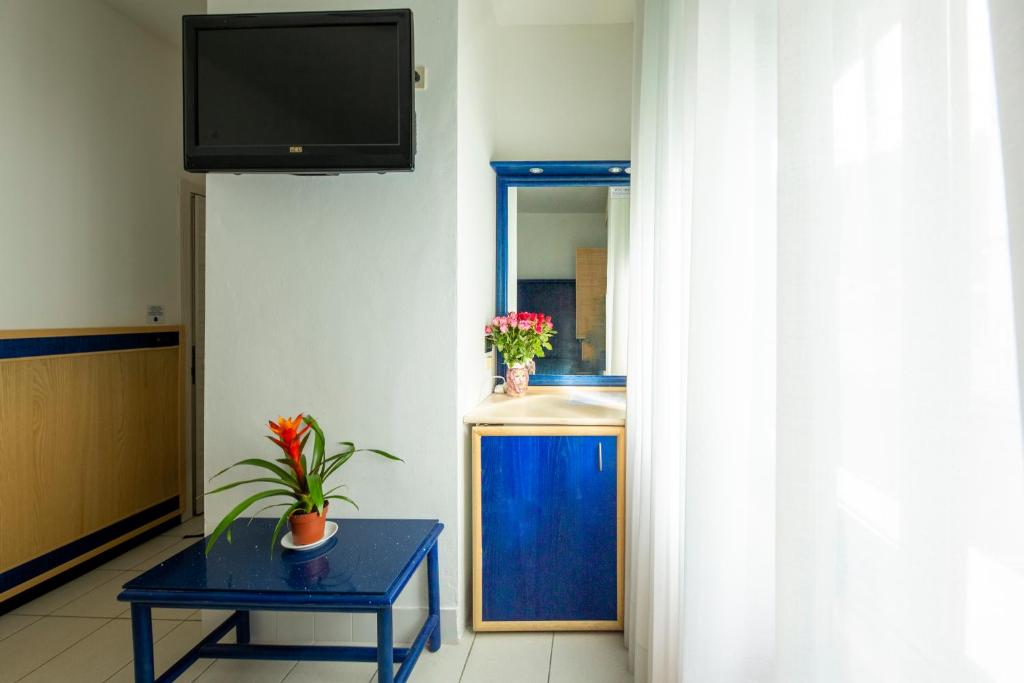 TV a/nebo společenská místnost v ubytování Hotel Olanda