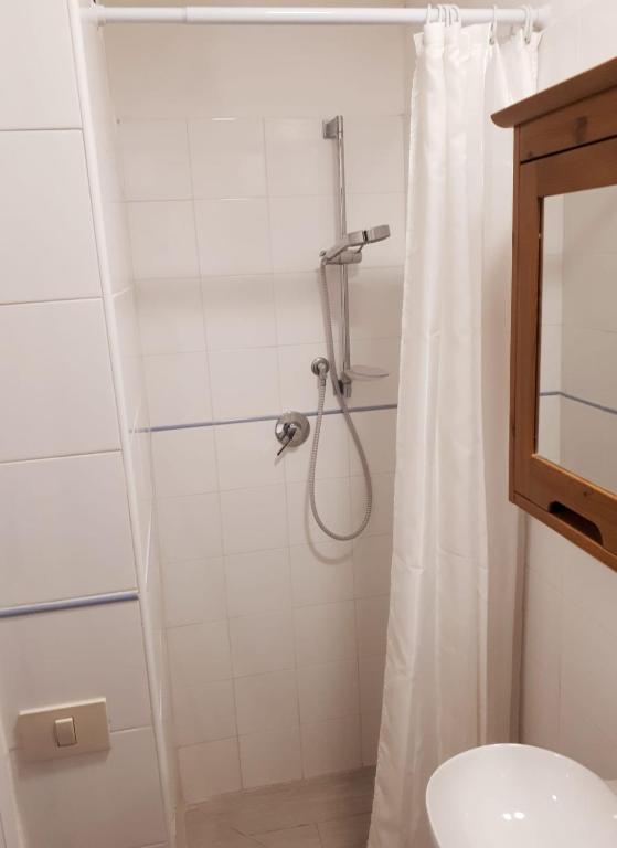 Kúpeľňa v ubytovaní Studio apartment, super position
