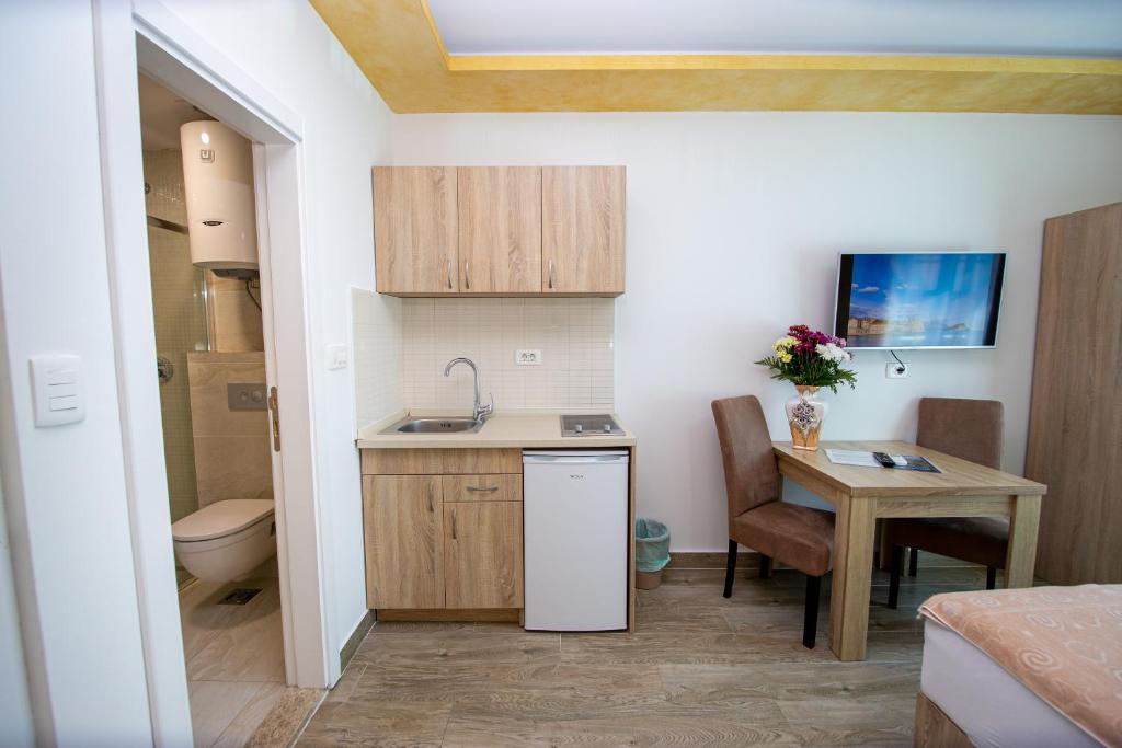 Kuchyňa alebo kuchynka v ubytovaní Apartment Sofija