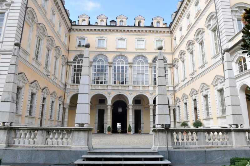 a large building with stairs in front of it at Palazzo Graneri in Turin