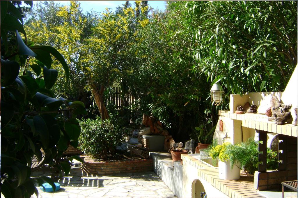 Zahrada ubytování villa eleni