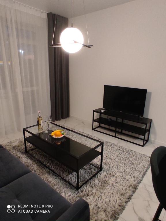 TV a/nebo společenská místnost v ubytování NEW modern apartment