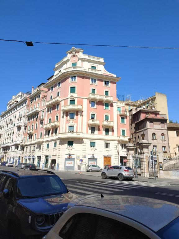 The building in which a panziókat is located