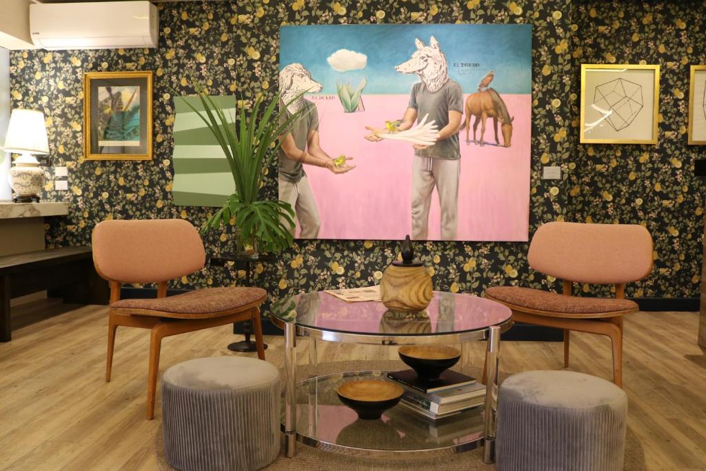 Posezení v ubytování ARTE HOTEL Lima