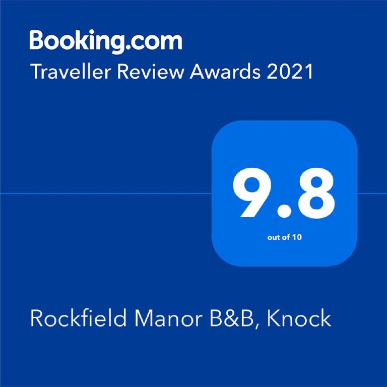 Certifikát, hodnocení, plakát nebo jiný dokument vystavený v ubytování Rockfield Manor B&B, Knock