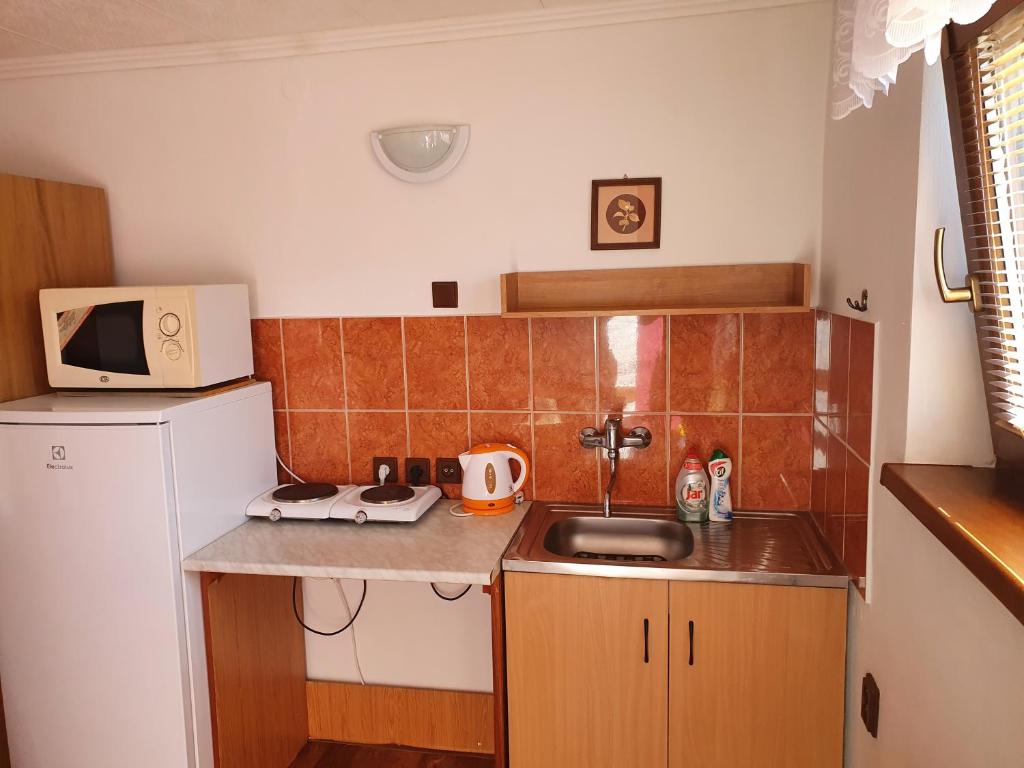 A kitchen or kitchenette at Privat u Jozefa Földesa