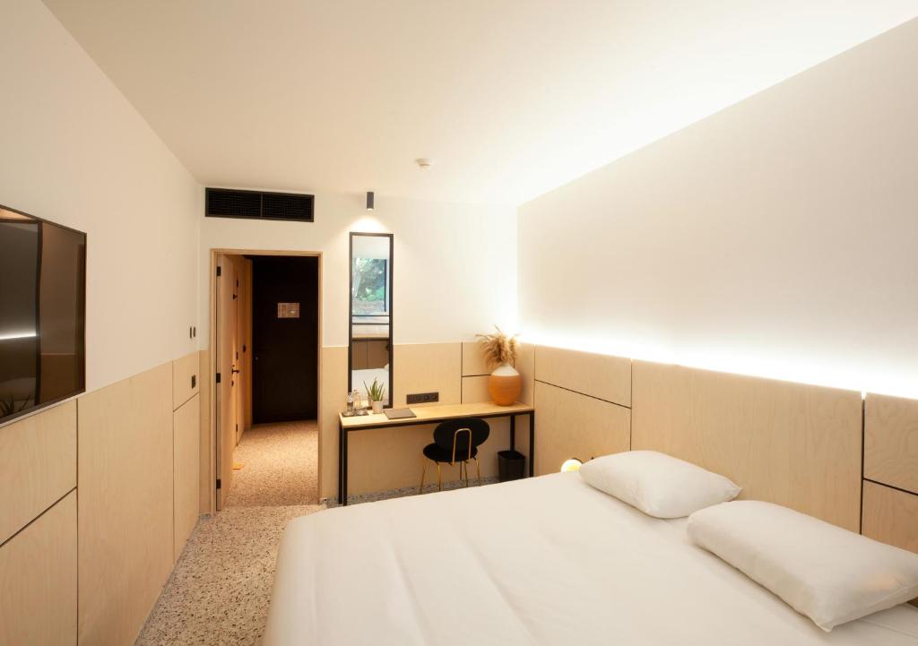 Μια τηλεόραση ή/και κέντρο ψυχαγωγίας στο Hotel The Lodge Heverlee