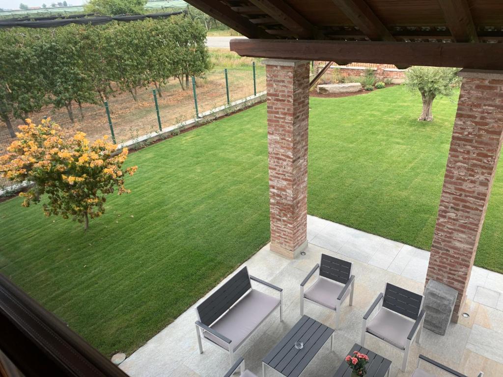 Vonkajšia záhrada v ubytovaní B&B La Luce Verde